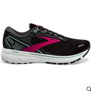 Brooks Women’s Ghost 14 Running Shoes Color Black Pink Yucca Size 10